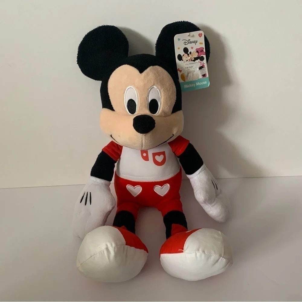 NWT. DISNEY Mickey Mouse 19” Valentine’s Plush Toy